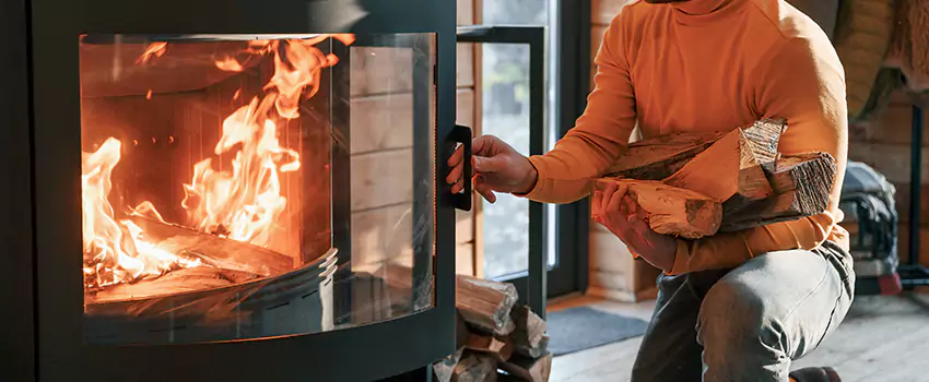 Residential Fireplace Ceramic Glass Installation in Sept Iles, QC