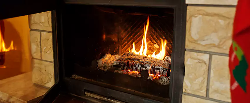 Commercial Prefabricated Fireplace Replacement in Sept Iles, Quebec
