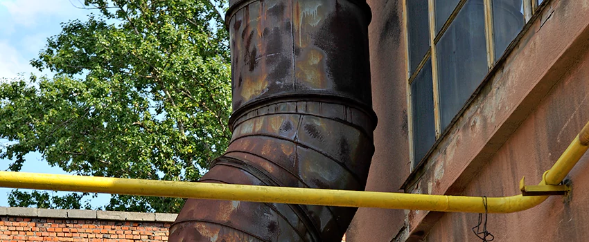 Lightning Protection Installation System for Industrial Chimneys in Sept Iles, Quebec
