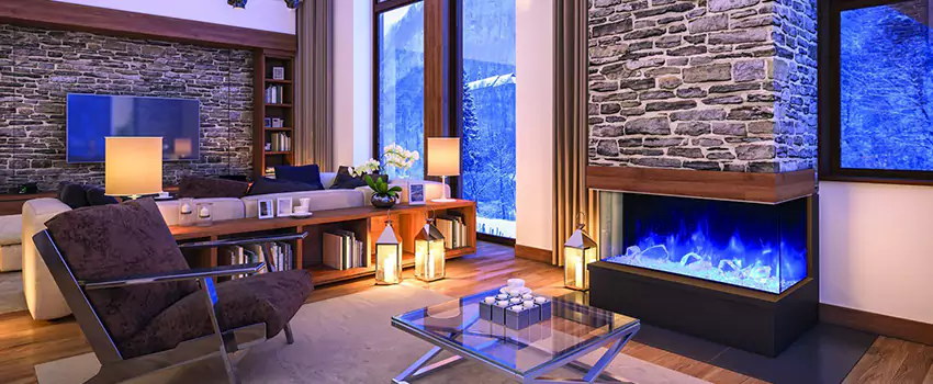 Dynamic Flame Color Fireplace Installation in Sept Iles, QC
